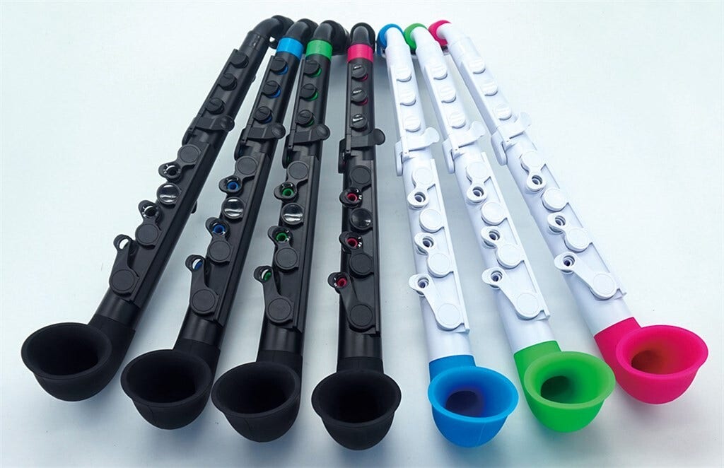 NUVO jSax 2.0 Black/Pink - Perfect for Beginner Musicians