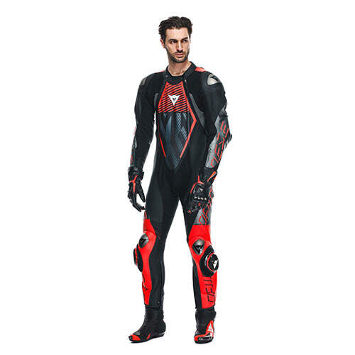 Dainese Audax D-Zip Perforated Leather Suit, Axial 2 Boots and