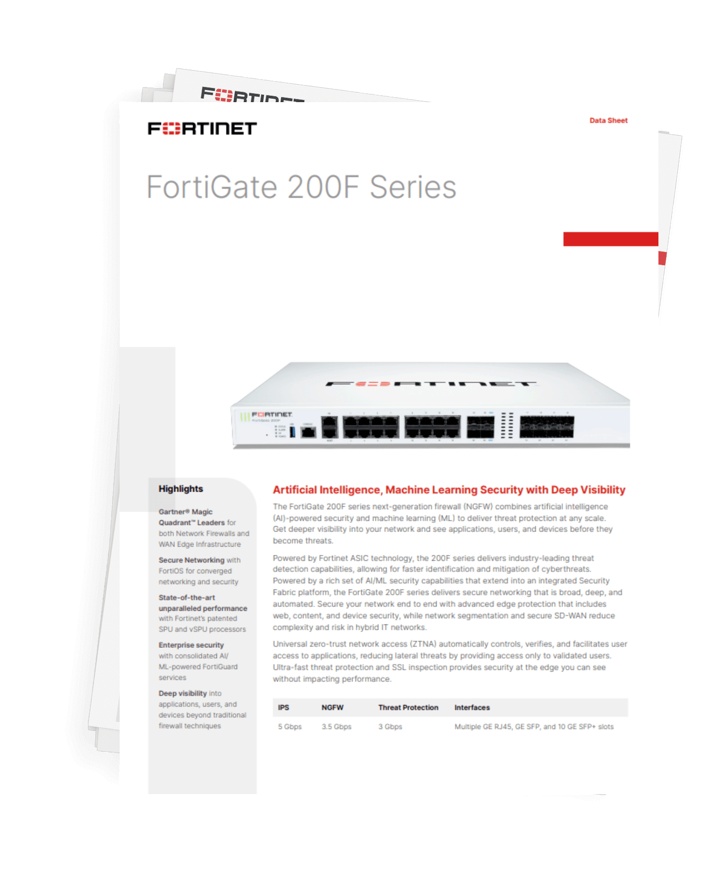 FortiGate 200F Series Data Sheet | Fortinet