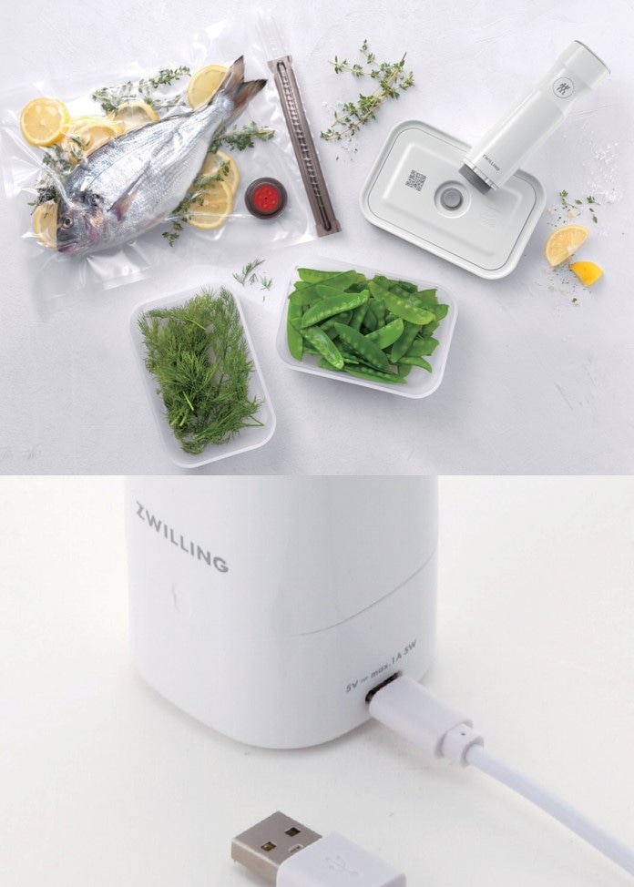 ツヴィリング】FRESH & SAVE 真空保存スターターセット, ガラス / S/M