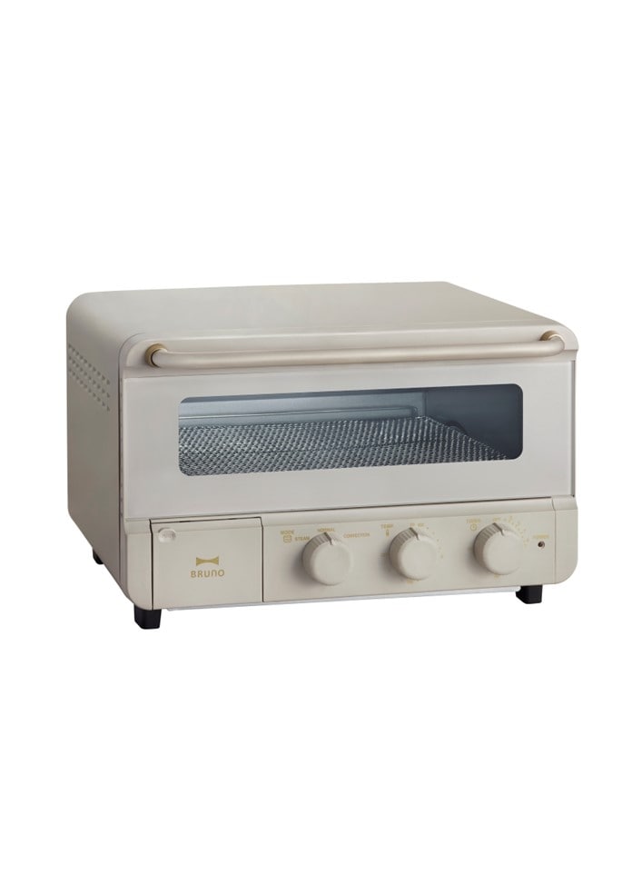 BRUNO】Crassy＋ スチーム＆ベイク トースター（グレージュ）: 雑貨