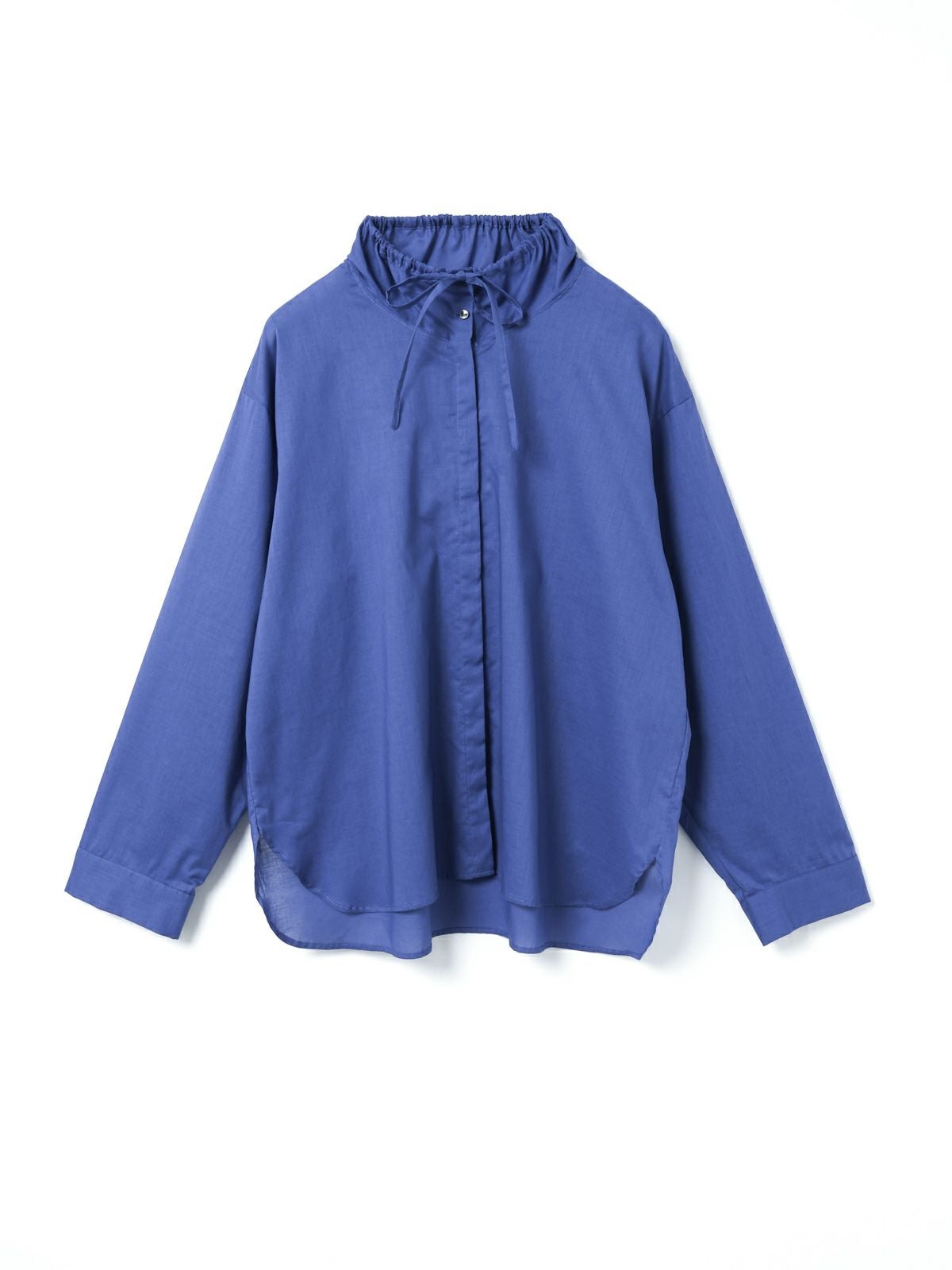 mizuiro ind ギャザースタンドカラーシャツ｜ MARcourt ONLINE STORE