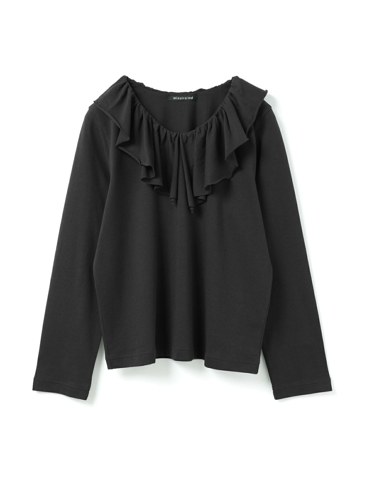 mizuiro ind フリルカラーロングスリーブプルオーバー｜ MARcourt