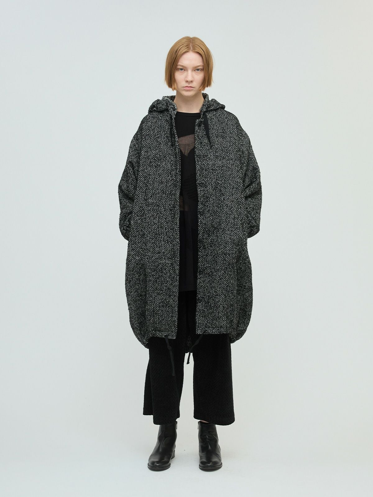 mizuiro ind ウールブレンドフードコート｜ MARcourt ONLINE STORE