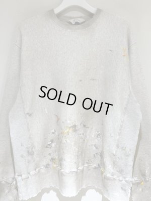 ANCELLM（アンセルム） Hand Painting Sweat Shirt（ハンドペイン