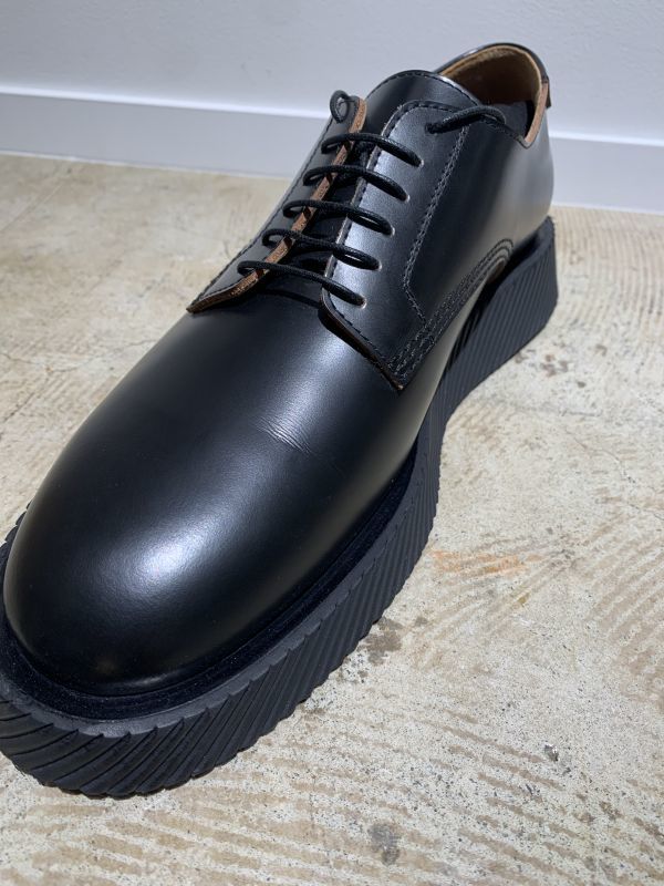 JIL SANDER（ジルサンダー） プレーントゥ レザーシューズ ブラック