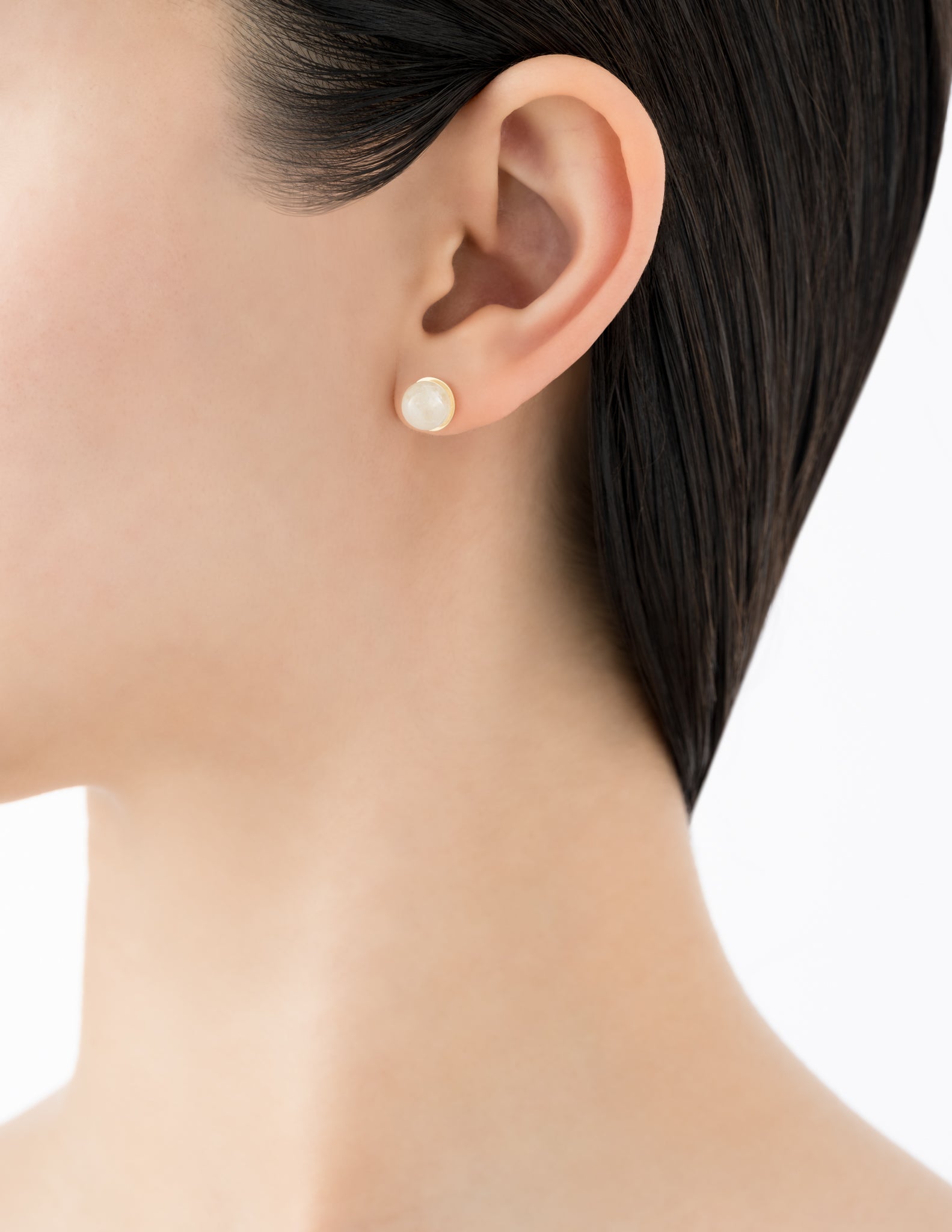 MARIHA(マリハ) Moon Tears スタッドピアス レインボームーンストーン