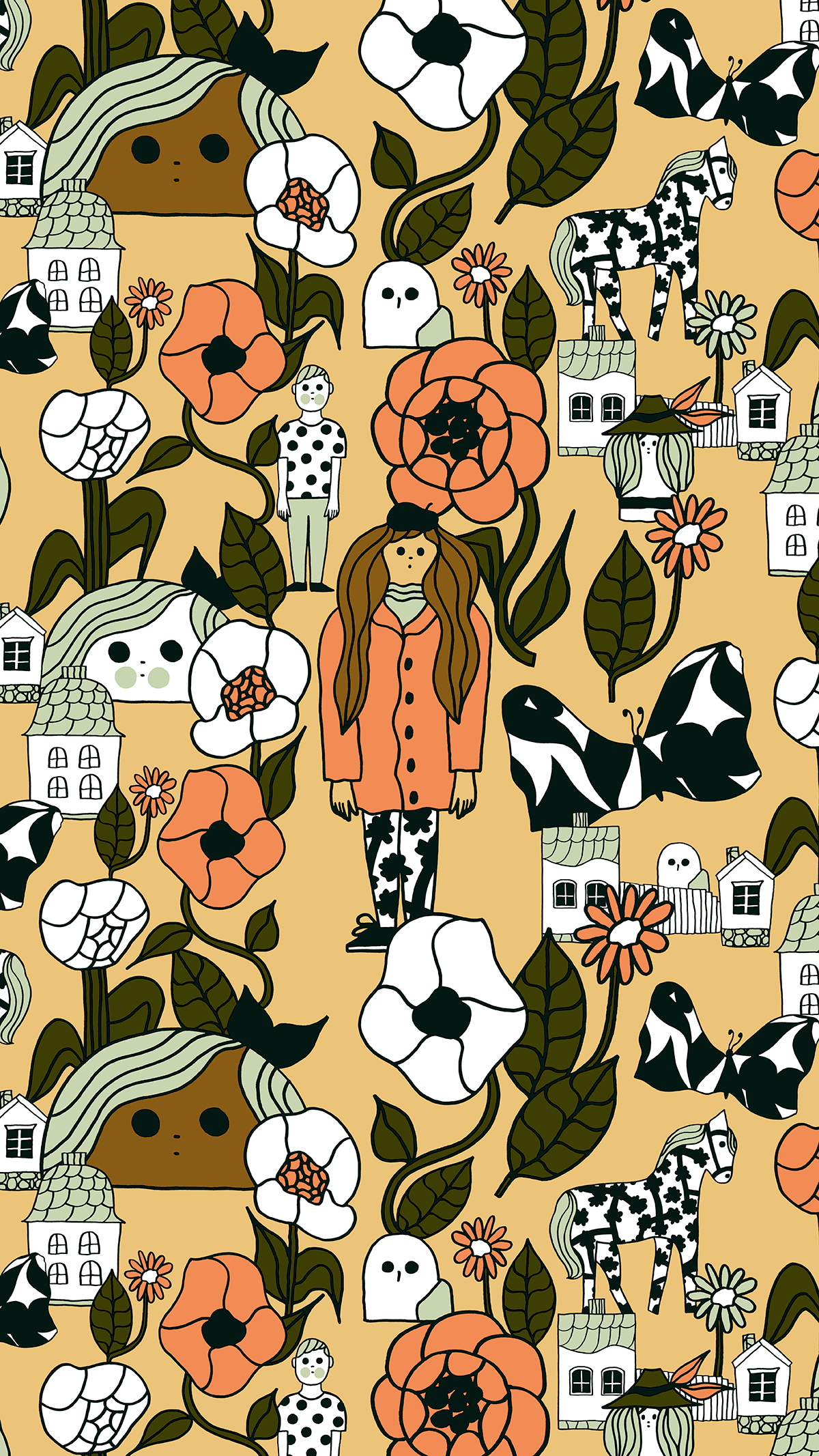 marimekko マリメッコ Marikyla/ART POSTER 新品 Marikylä(マリキュラ