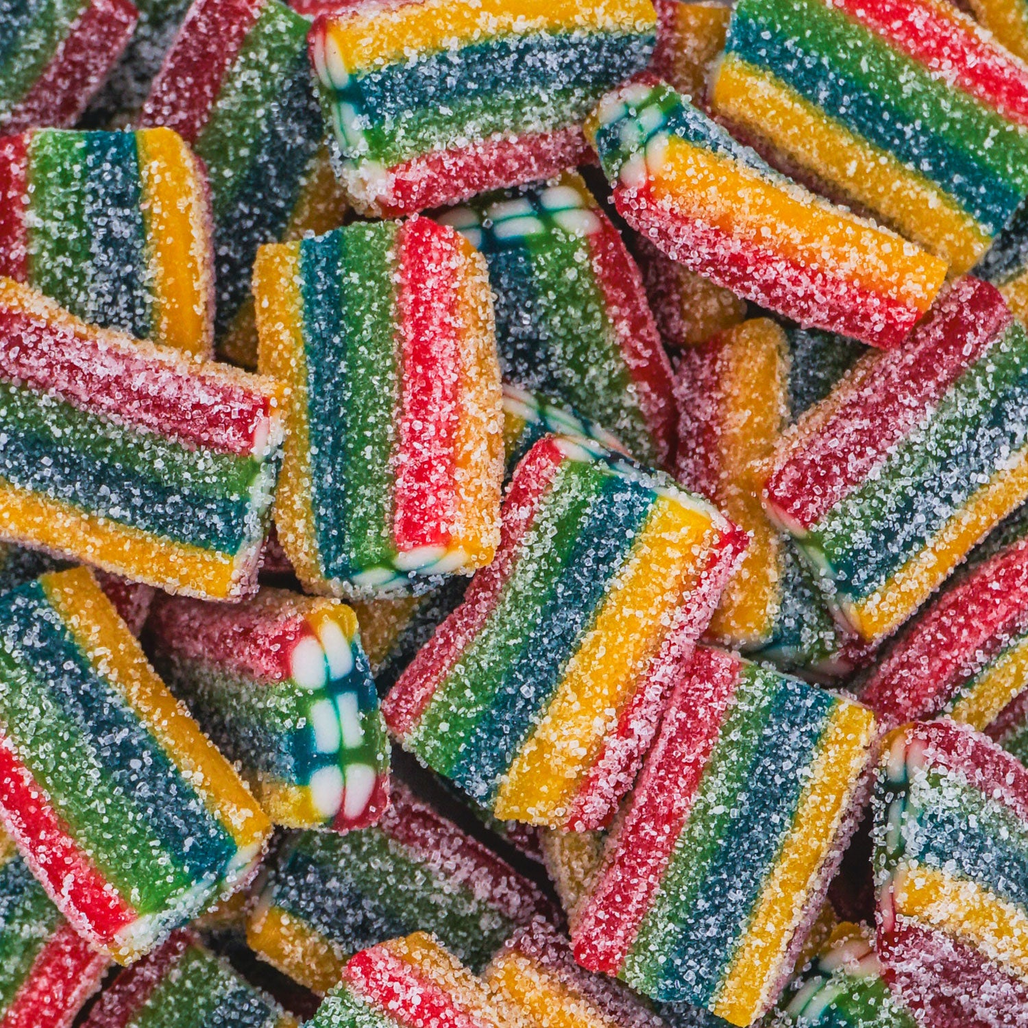 Sour Rainbow Licorice Bricks – Marini's Candies