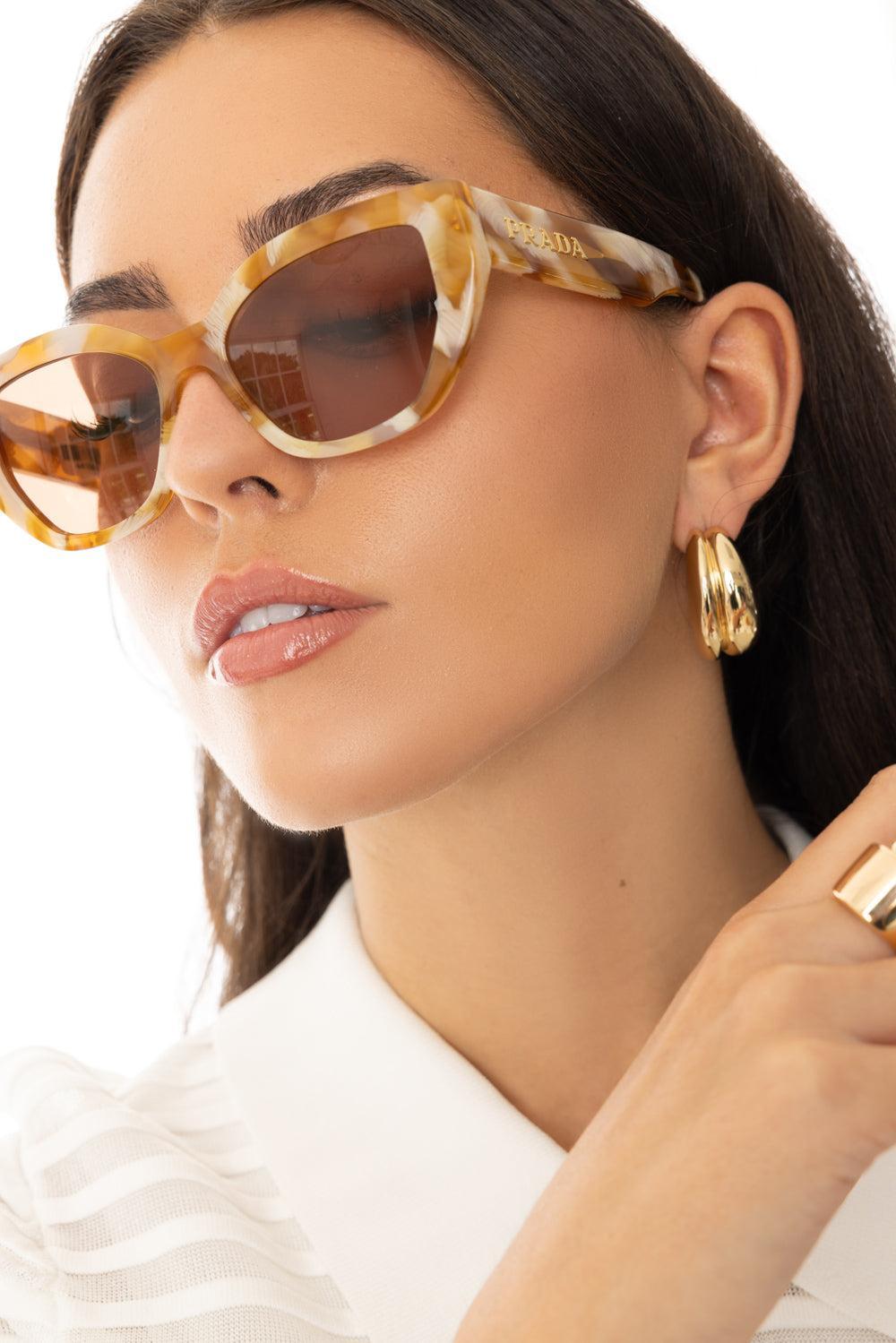 Side Logo Butterfly Lens Sunglasses | PRADA – Marissa Collections