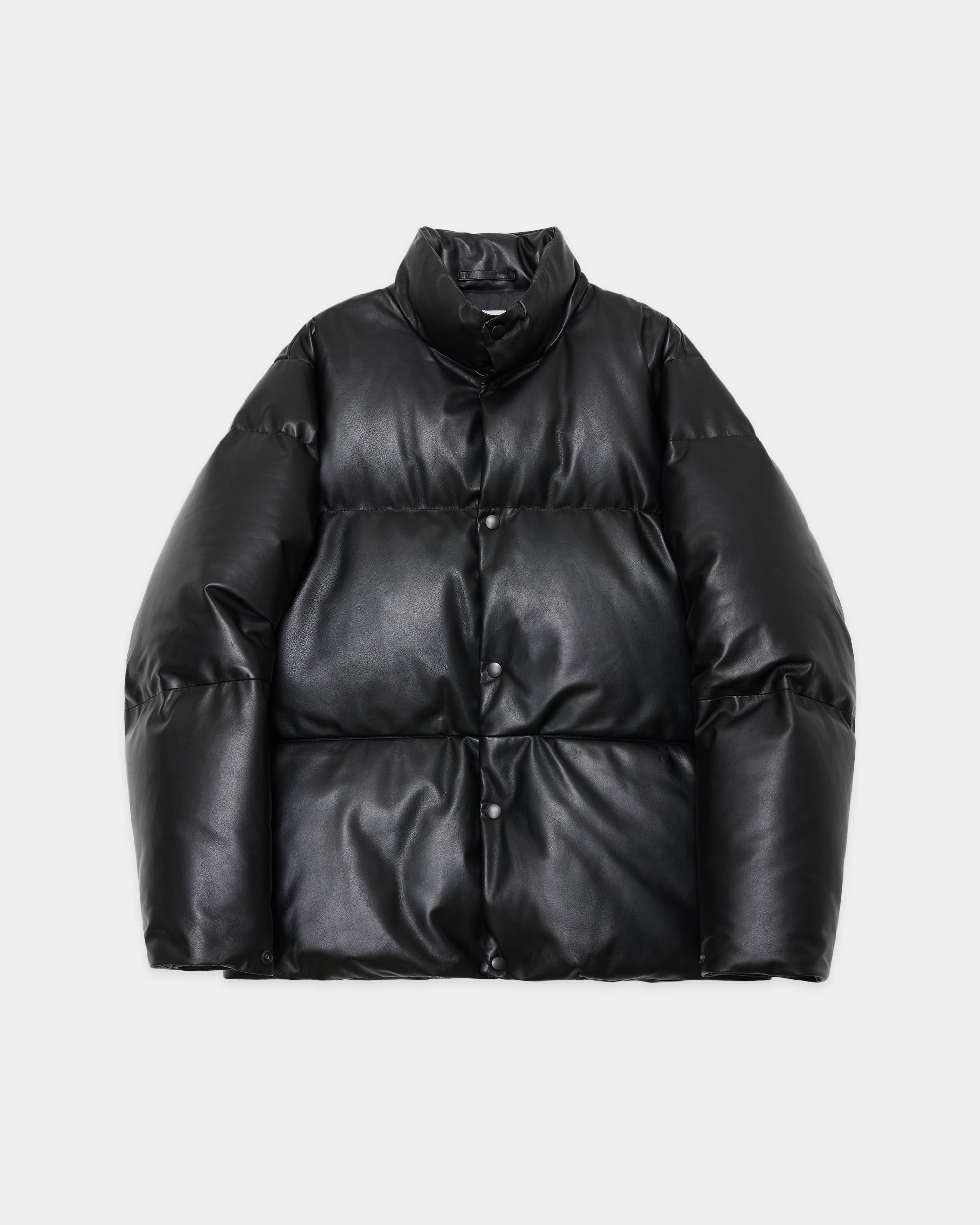 シープレザー / レザーダウンジャケット, Black – MARKAWARE
