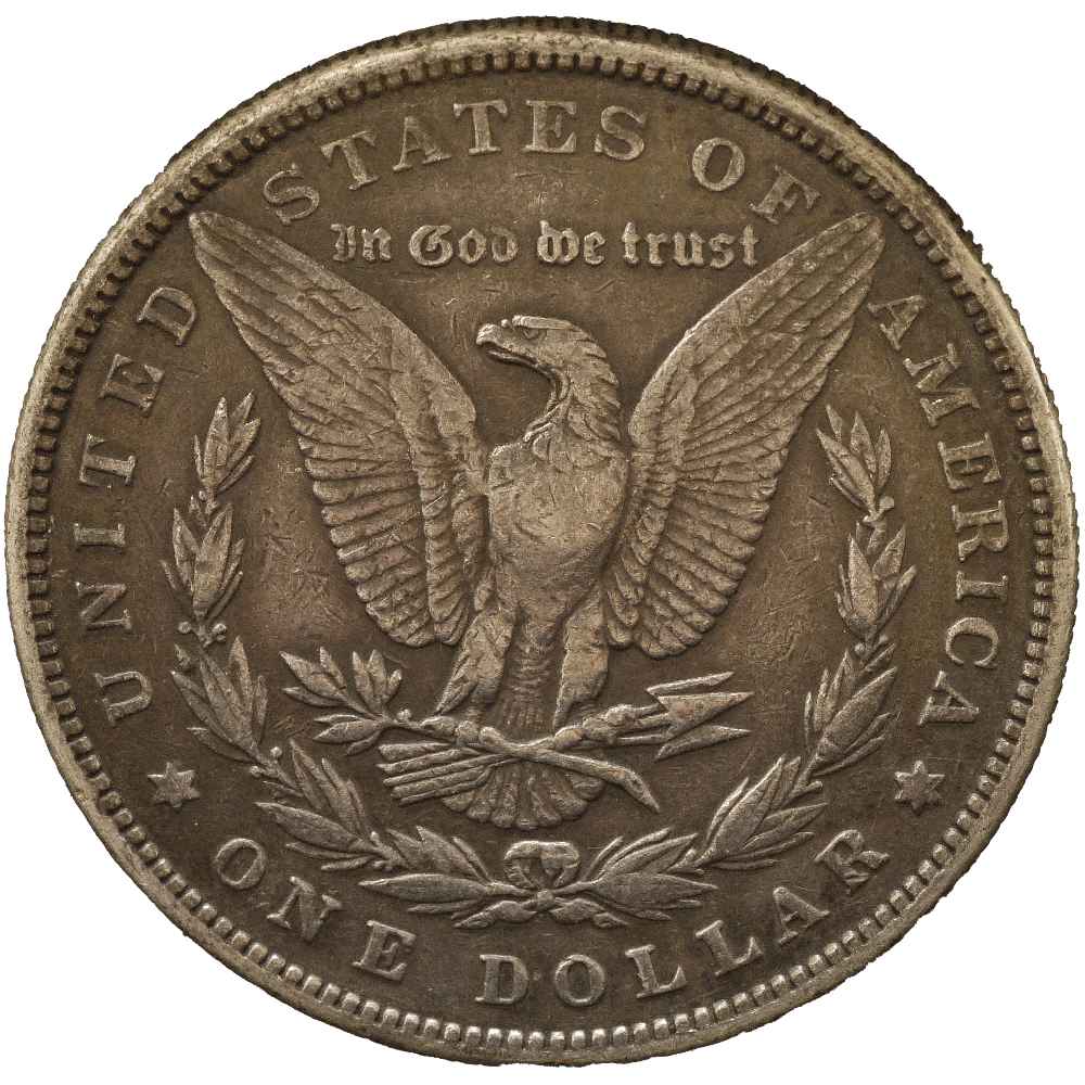 アメリカモルガンONE DOLLAR-シルバーコンチョ 1884年製 アメリカ