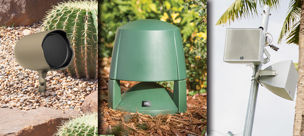屋外向けスピーカーをお探しなら、JBLの高耐候スピーカー！ - ヒビノ