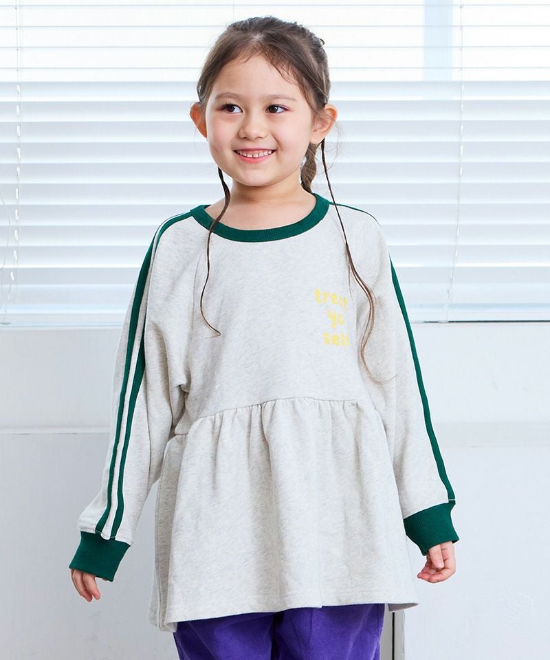 裏毛ラインチュニック ｜ トップス ｜ 子供服のセレクトショップ