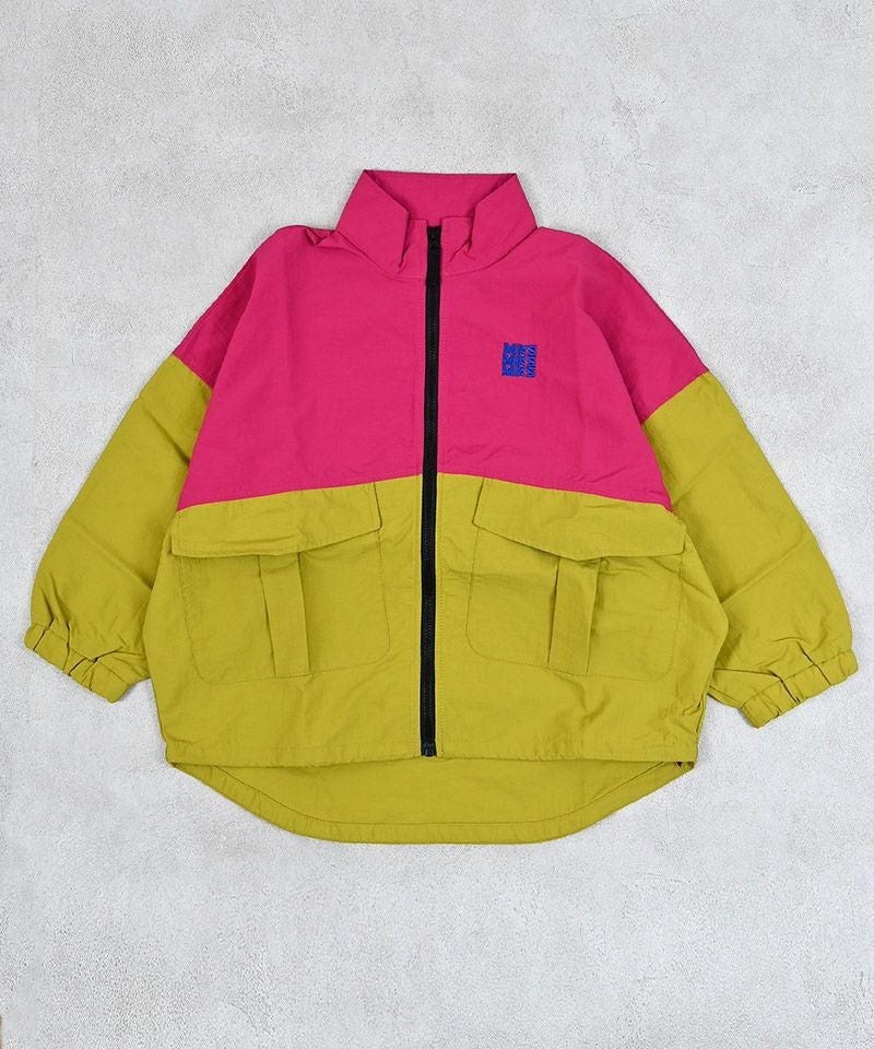 ナイロンビッグポケットバイカラージャケット ｜ アウター・ジャケット