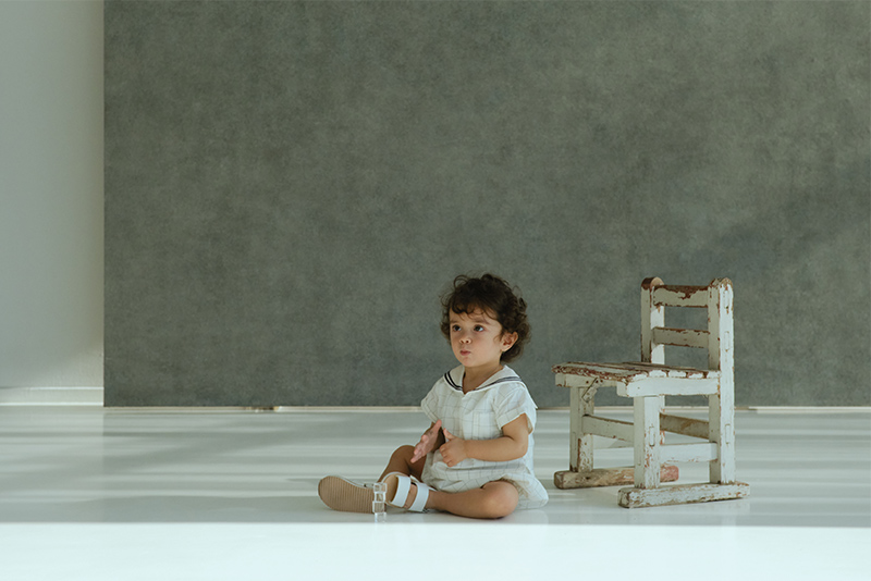 paddle rompers graph white | ギフト・スタイ・出産祝いのMARLMARL