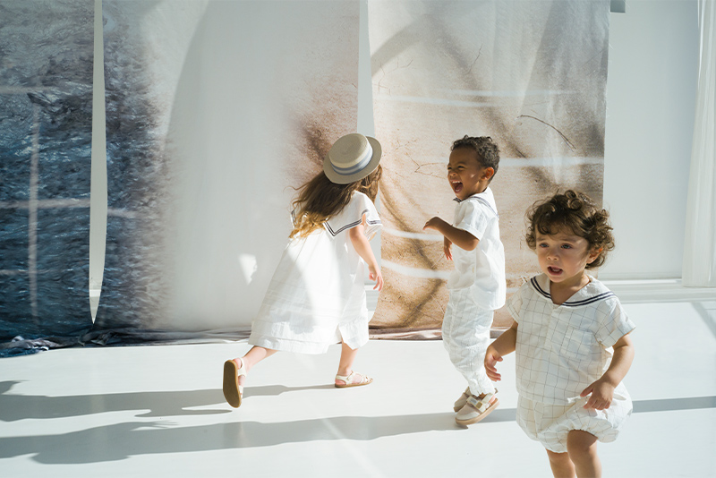 MARLMARL ロンパース ハーフパンツ3点セット 80 MARLMARL ロンパース