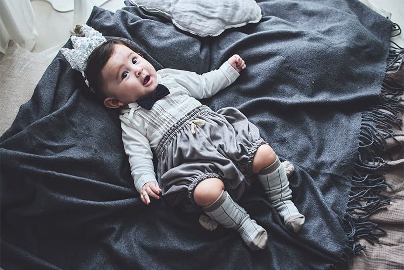 bodysuits 1 pintuck white | ギフト・スタイ・出産祝いのMARLMARL