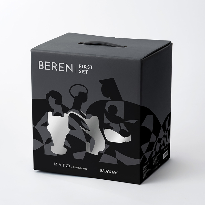 MATO × BABY&Me Beren firstセット（新生児セット）CHARCOAL | ギフト