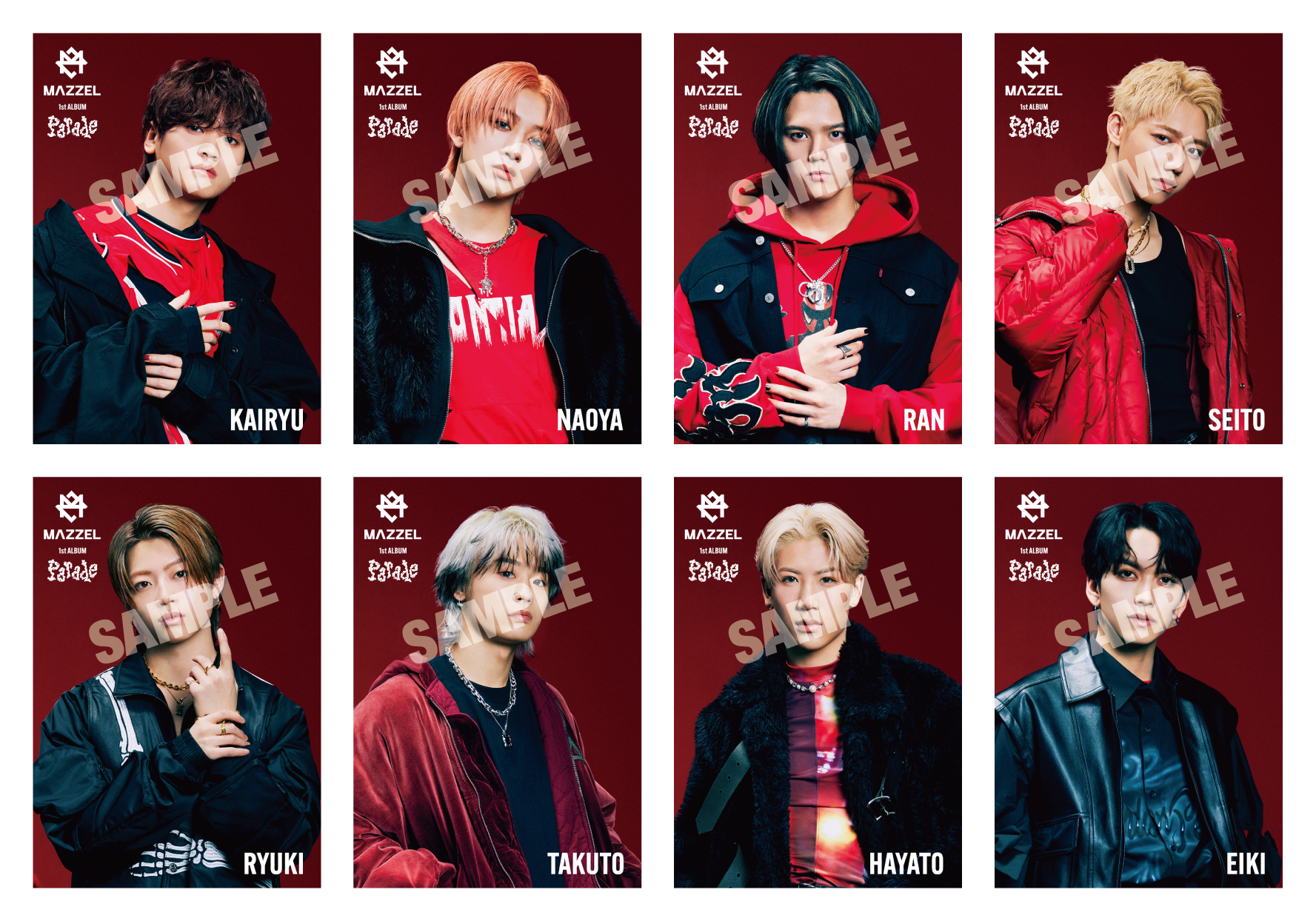 MAZZEL 1st Album『Parade』発売記念 各ストアキャンペーン開催決定