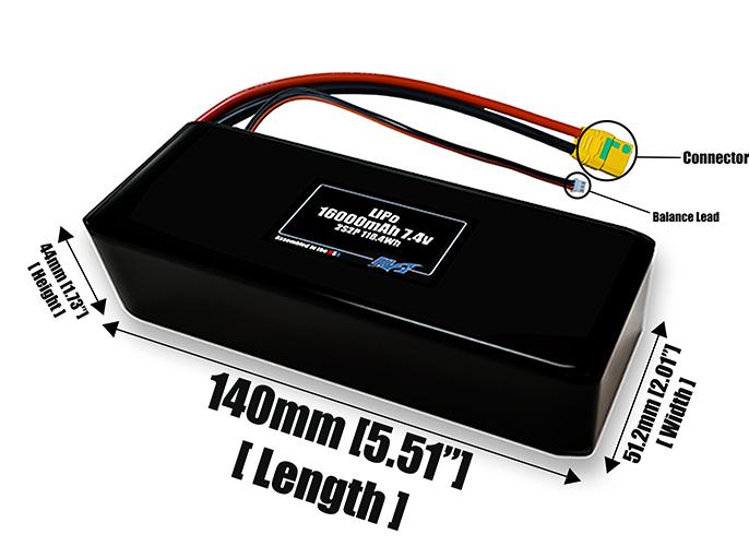 LiPo 16000mAh 2S2P 7.4v Battery Pack – MaxAmps Lithium Batteries