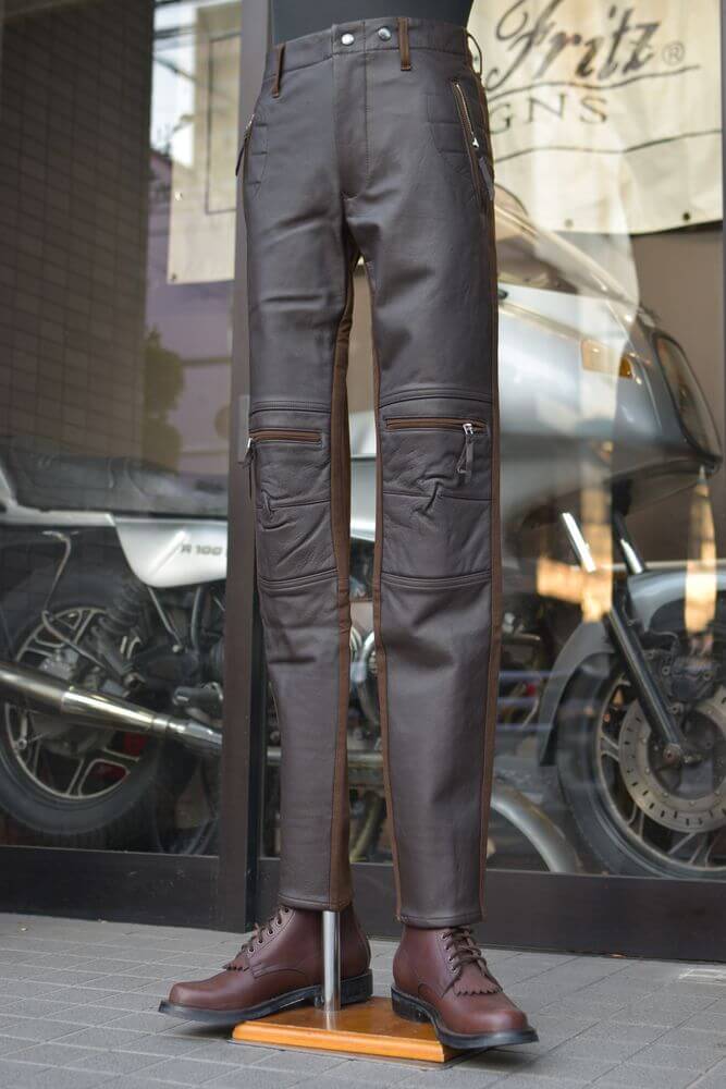Mar Fritz レザー バイクパンツ サイズ50 Mar Fritz レザー バイク