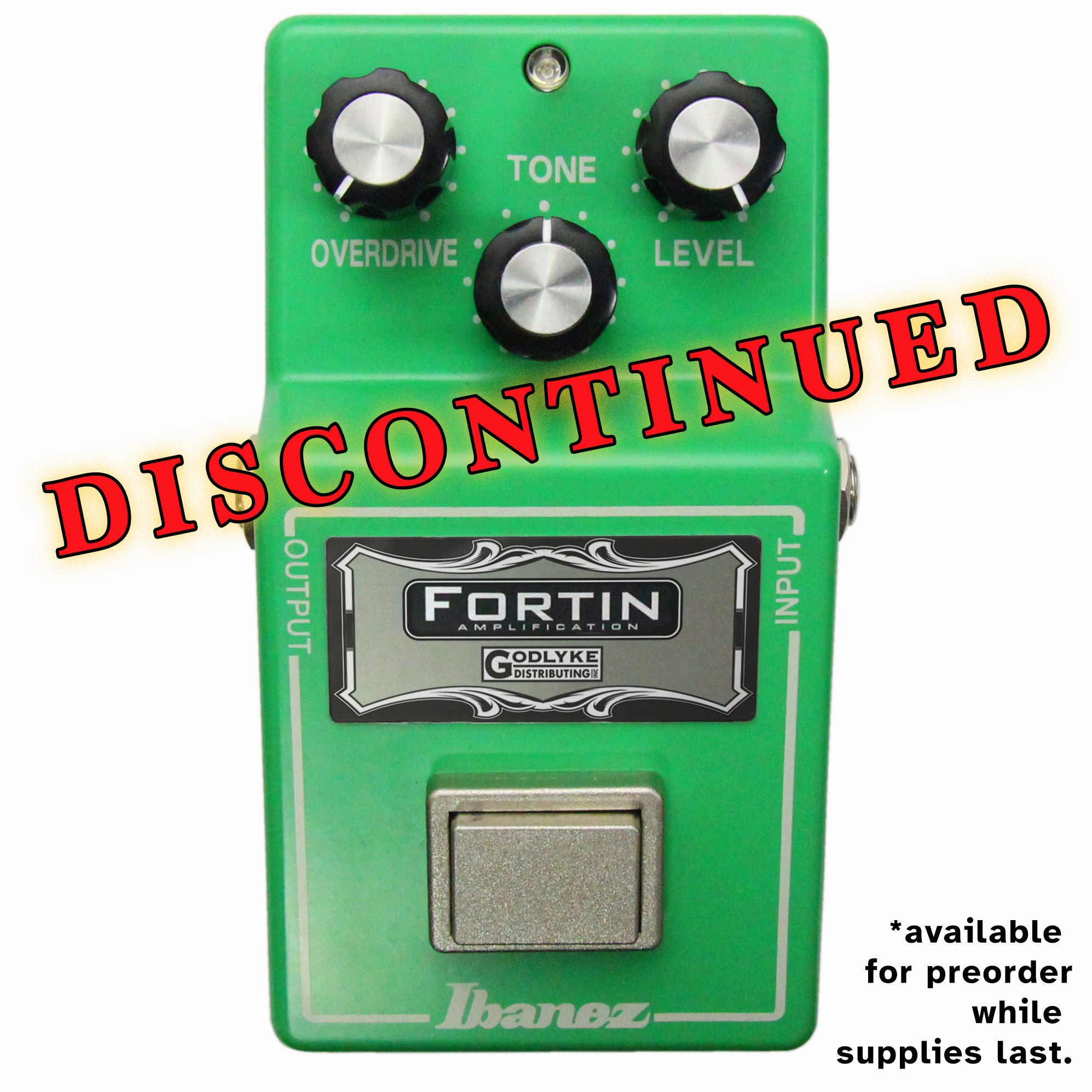 Fortin-Modded Ibanez TS808 Tube Screamer Overdrive | from Godlyke