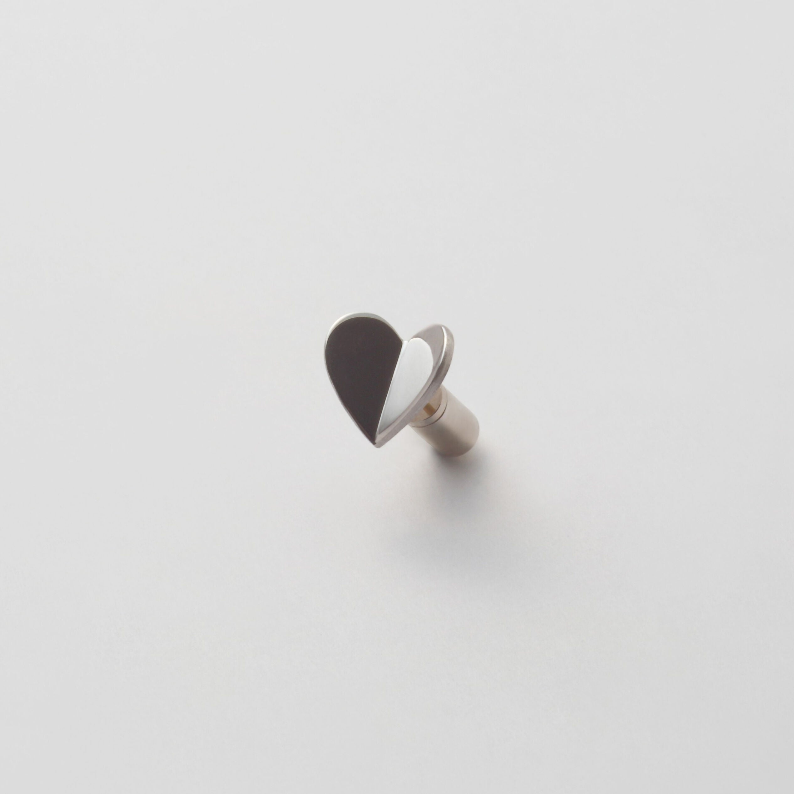 Small heart pierce (silver) – MAYU online store