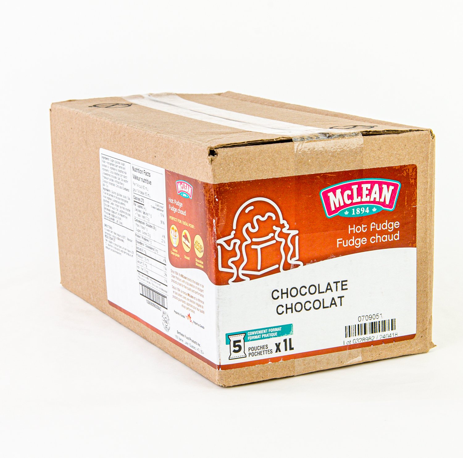 Hot Fudge Sundae Topping 5 x 1 L - Cup topping | Mayrand