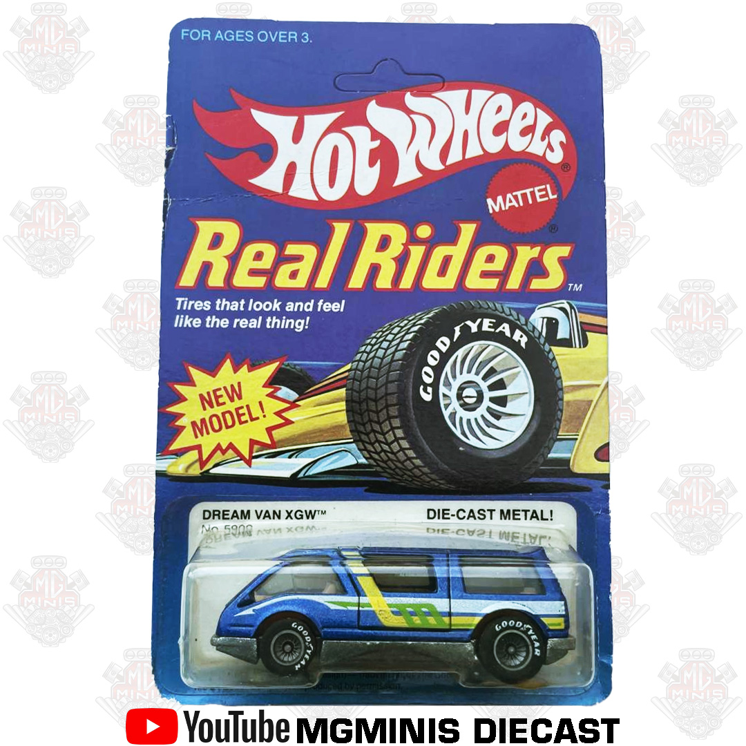Hot Wheels Dream Van XGW Real Riders – MgMinis Diecast