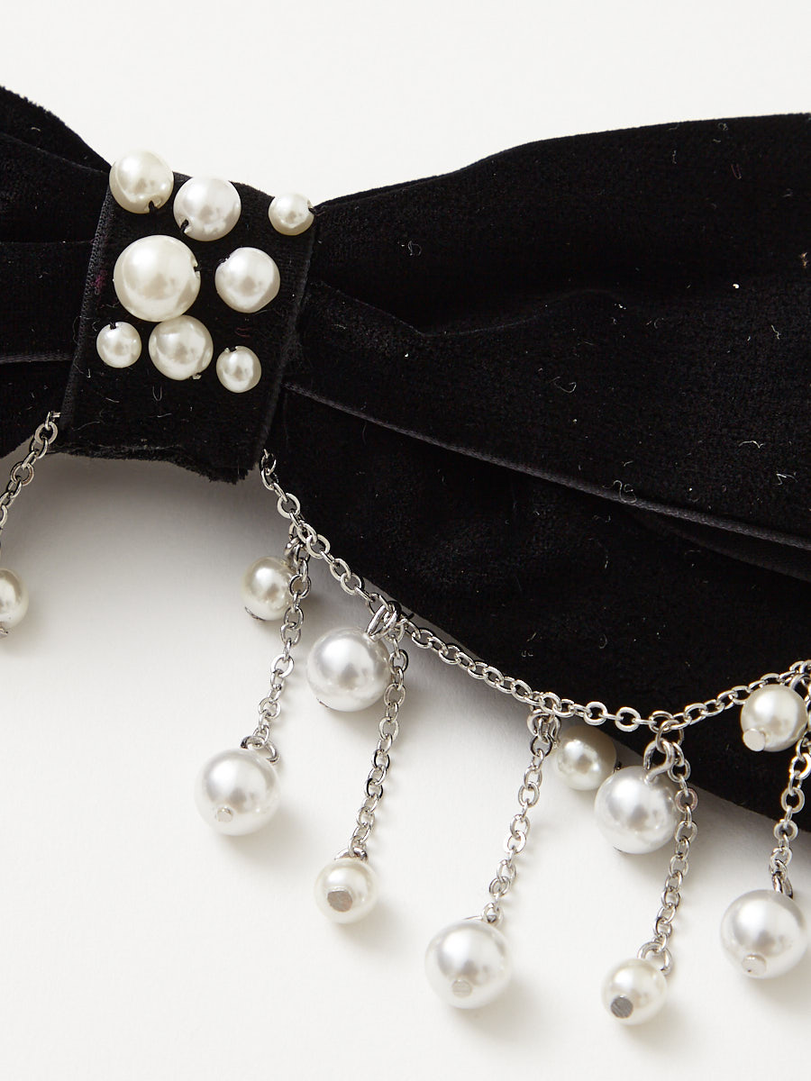 パールチェーンリボン(FREE ホワイト): ふりふ ｜ミマツグループ