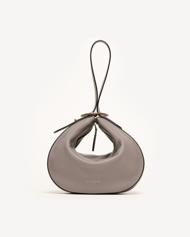 The Evelina Shoulder Bag - Tan - Tumbled Leather - M.Gemi
