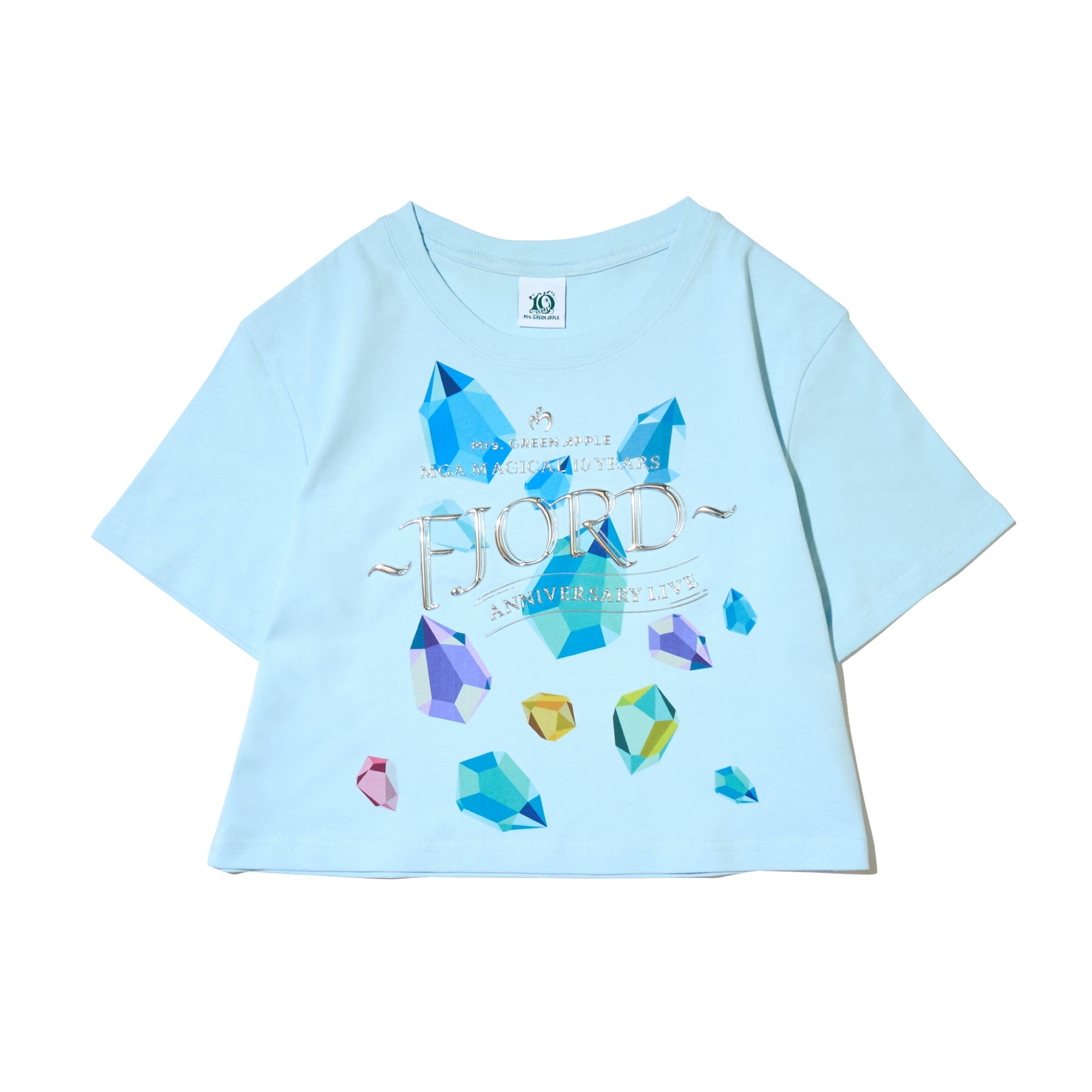 FJORD クリスタルTシャツ / ライトブルー – Mrs. GREEN APPLE OFFICIAL