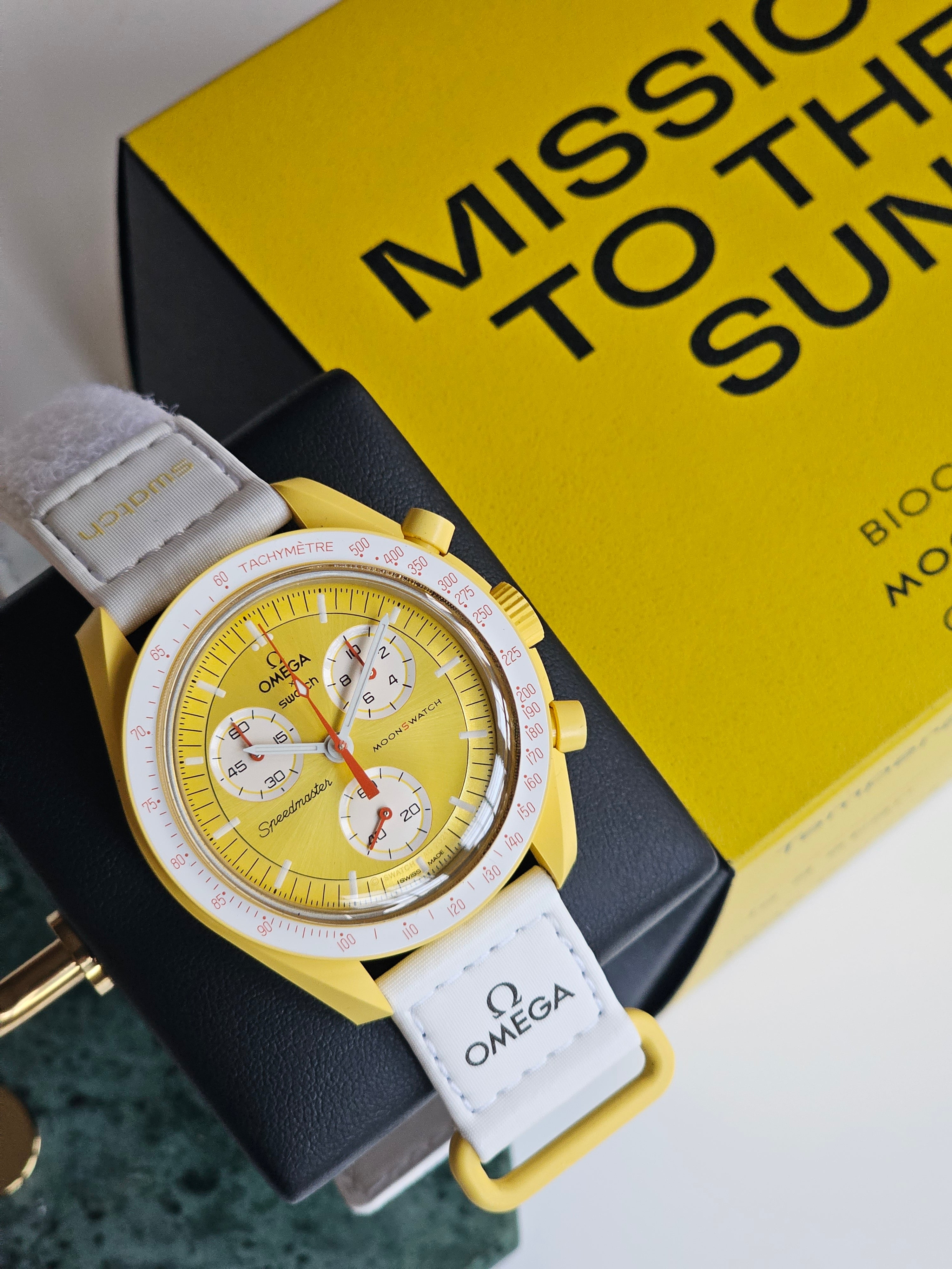 Swatch x OMEGA MoonSwatch Collection: Mission To the Sun – MGB WATCHES