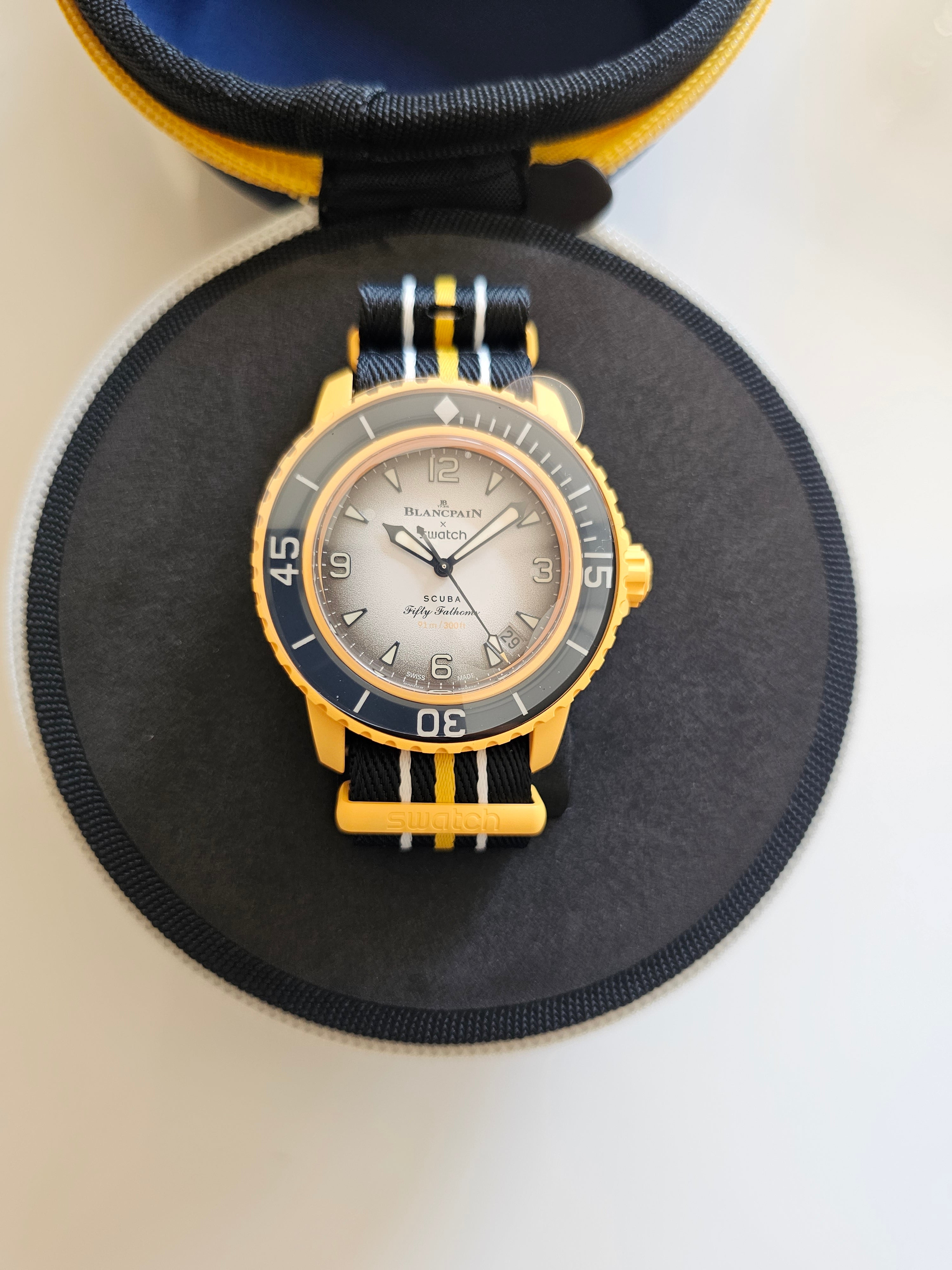 Blancpain X Swatch Fifty Fathoms Scuba Collection: Pacific Ocean