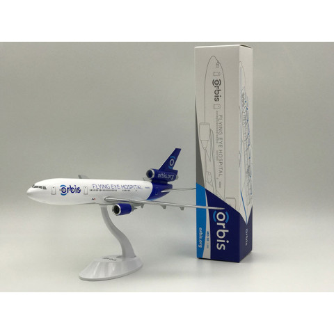 MD-10 Flying Eye Hospital Plane Model (Scale 1 : 200)