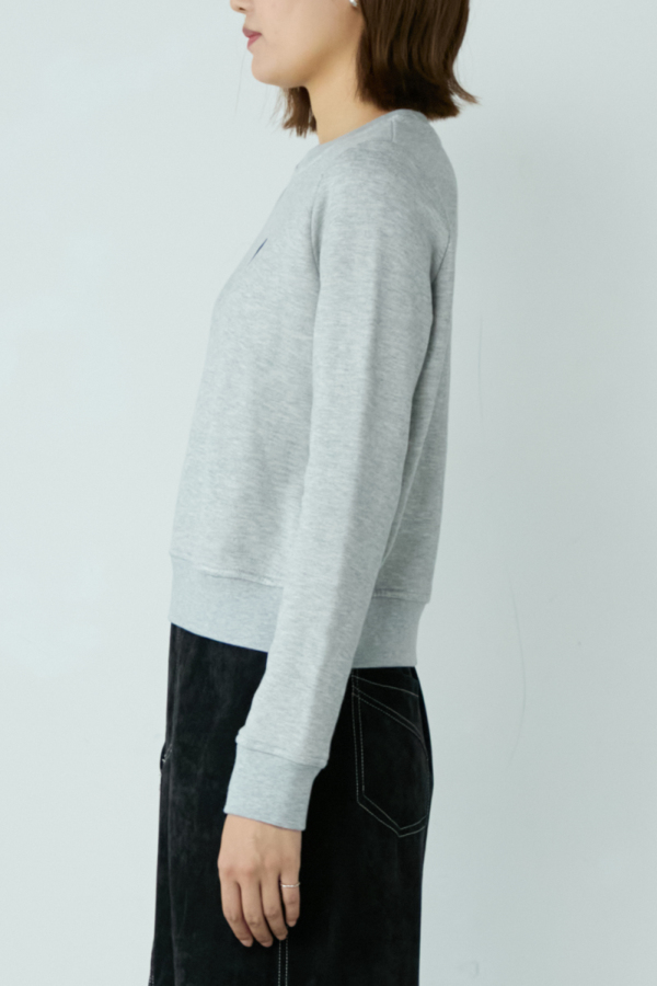 ハート刺繍裏起毛スウェット｜TOPS｜レディースファッション通販のM