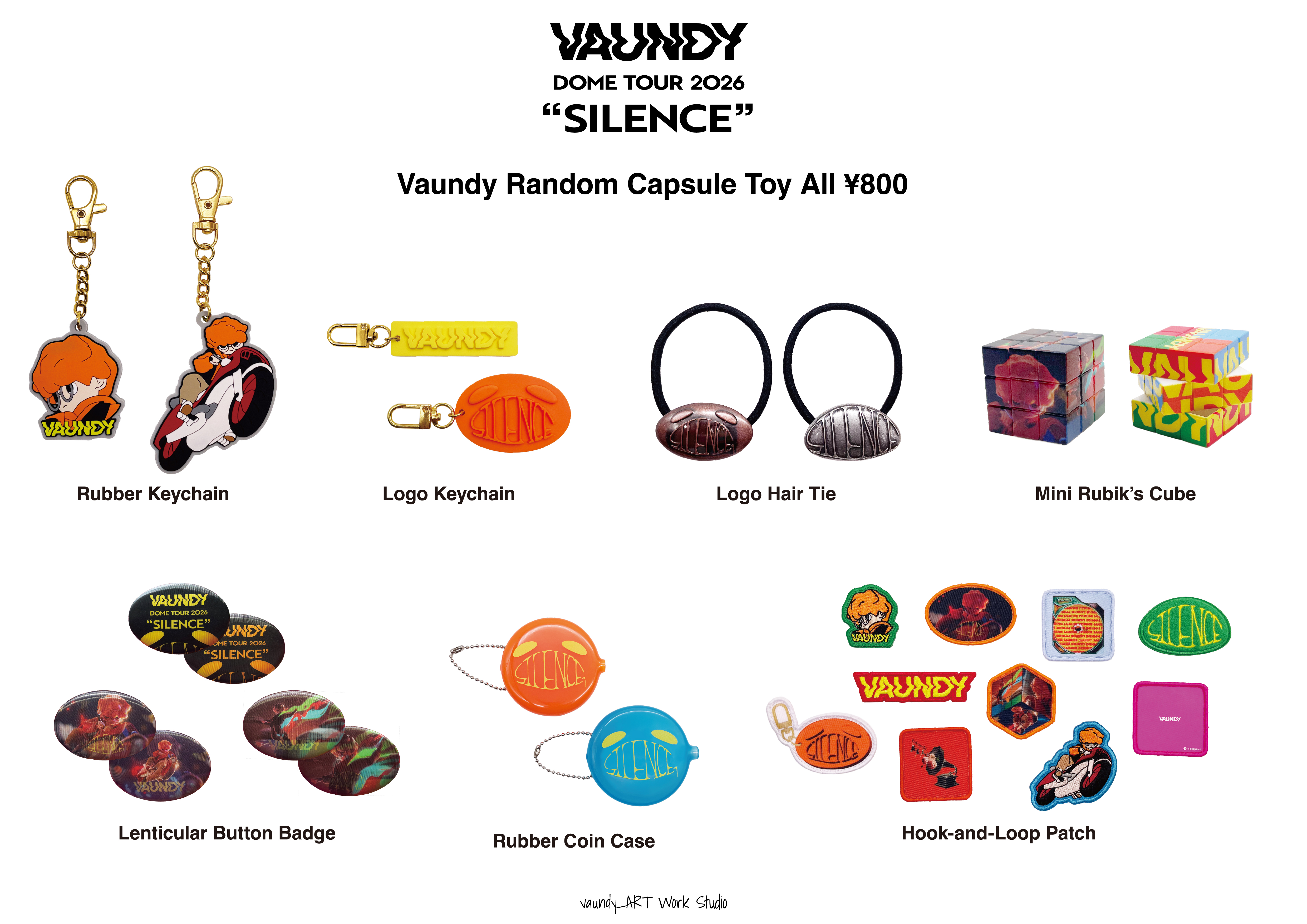 Vaundy DOME TOUR 2026 “SILENCE”｜Vaundy ART Work Studio Members