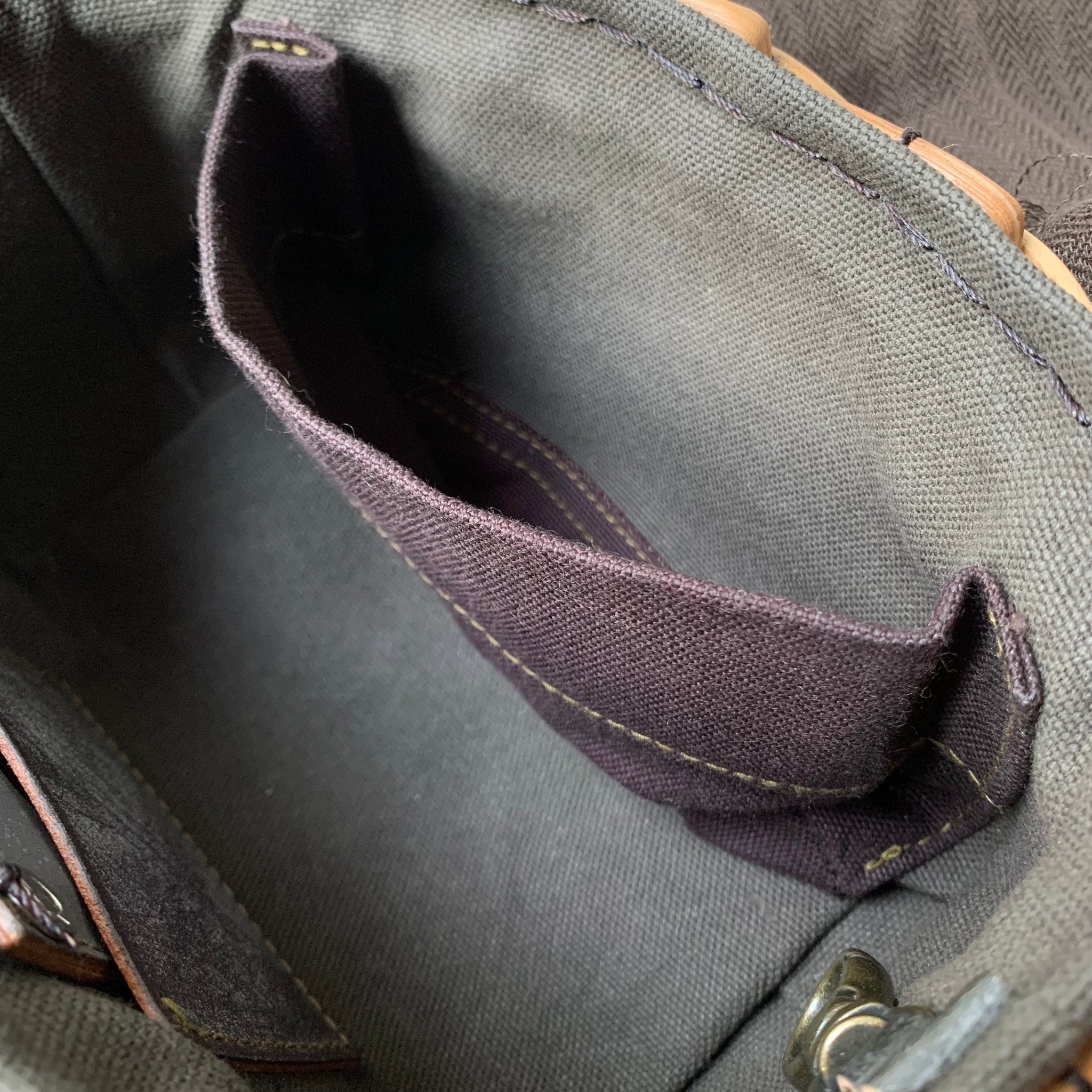 ebagos｜スウィート・P・バスケット リネンかぶせ｜23AW #13601｜KA