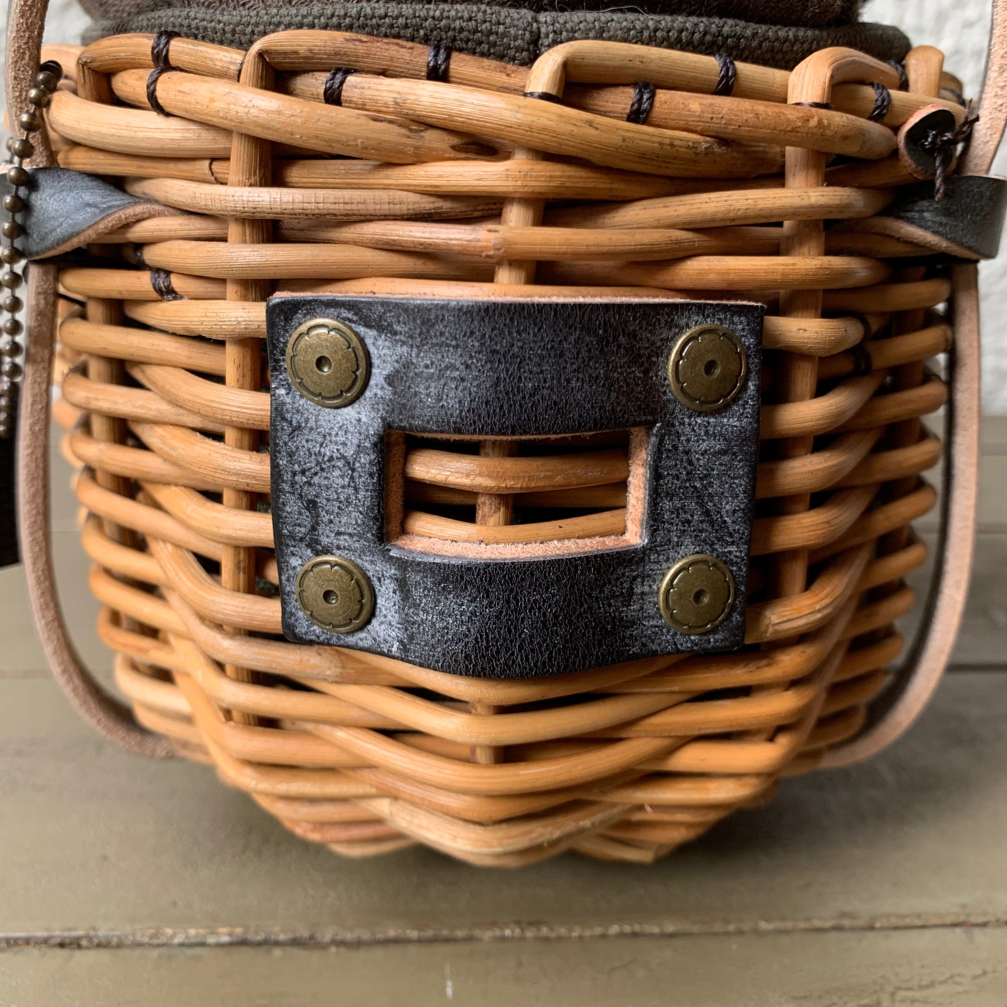 ebagos｜スウィート・P・バスケット リネンかぶせ｜23AW #13601｜KA