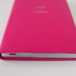 SMYTHSON パナマノート ピンク MAKE IT HAPPEN スマイソン｜SMYTHSON