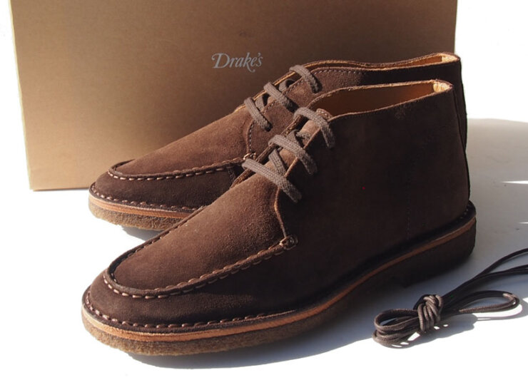 Sold Out】ドレイクス｜Drake's｜クロスビー スエードチャッカブーツ
