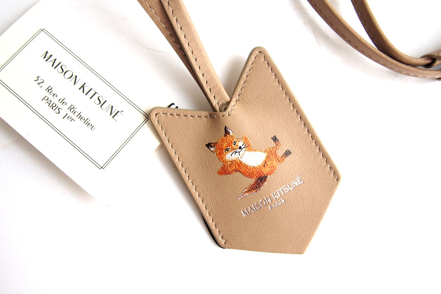 Sold Out】メゾンキツネ｜MAISON KITSUNE｜レザーキーホルダー｜キー