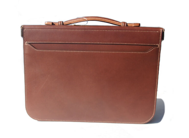 ソメスサドル｜SOMES SADDLE｜別注ブリーフケース｜ブラウン - 鳩目堂 本店