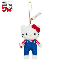 ハローキティ 【予約】マスコットホルダー（オーバーオール） - Meccha