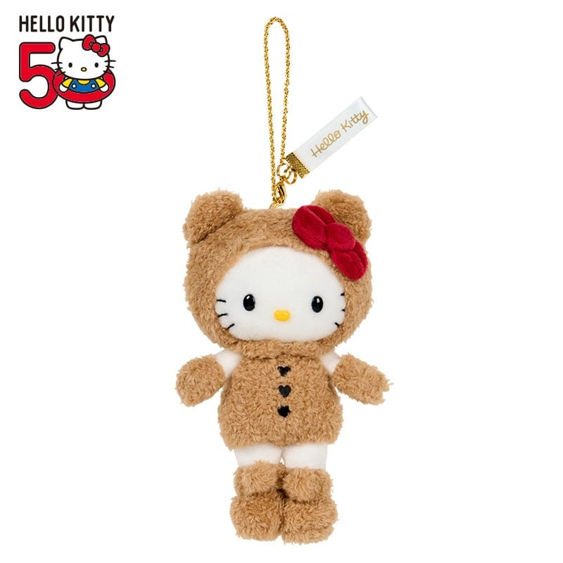 ハローキティ 【予約】マスコットホルダー（くまスーツ） - Meccha Japan