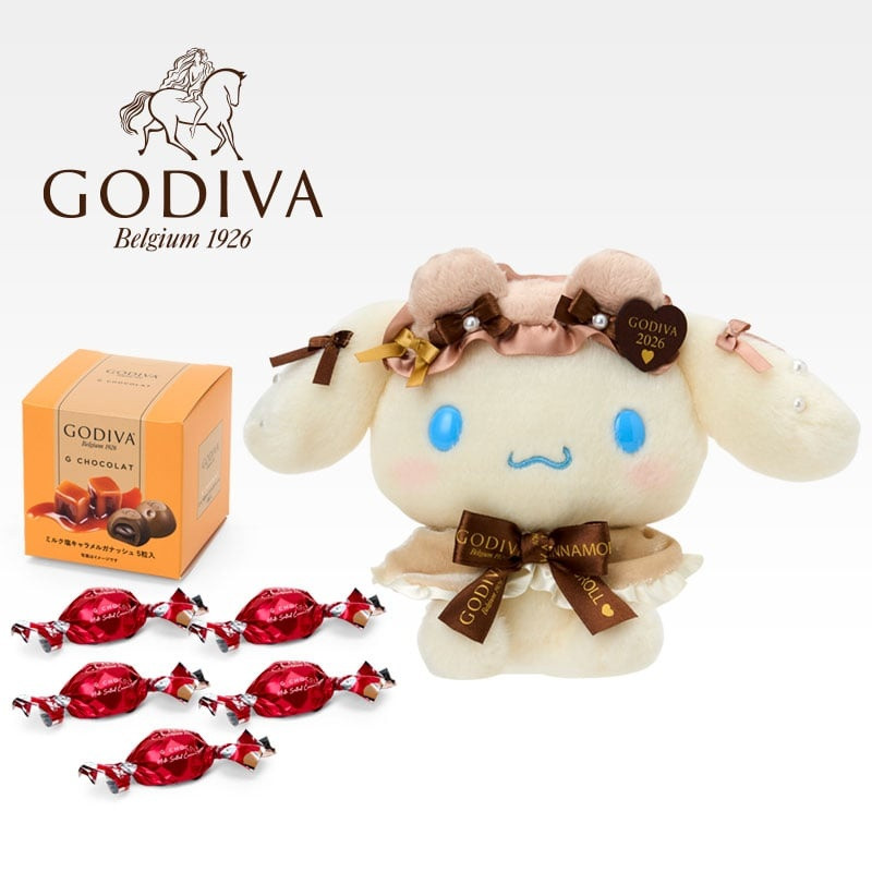 Plush Cinnamoroll Sanrio x GODIVA 2026 - Meccha Japan