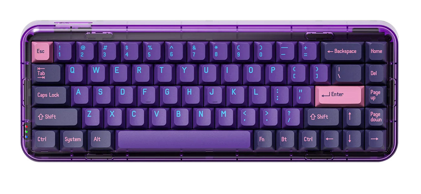 MelGeek Mojo68 RGB LED 65% Double Shot PBT Mechanical Keyboard