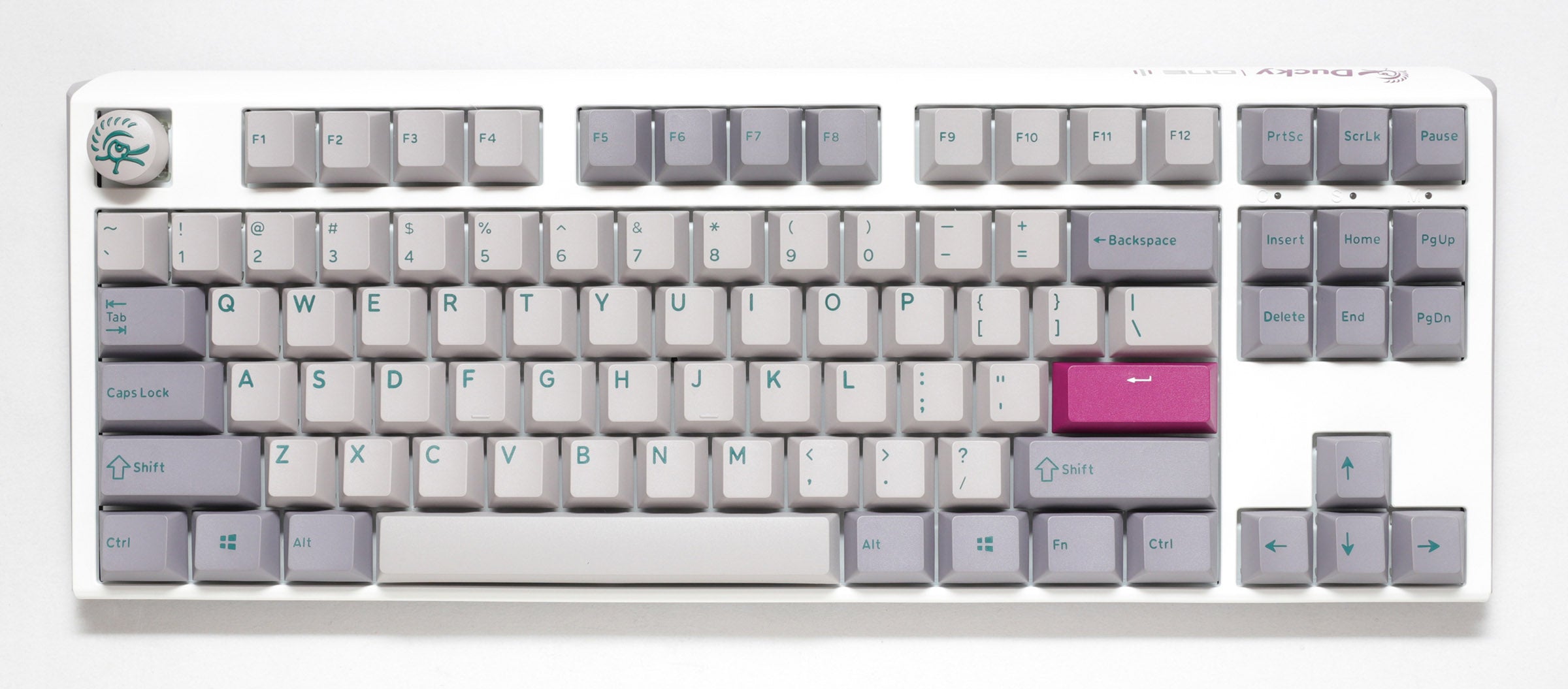 Ducky One 3 TKL Mist Grey Hotswap RGB Double Shot PBT QUACK Mechanical