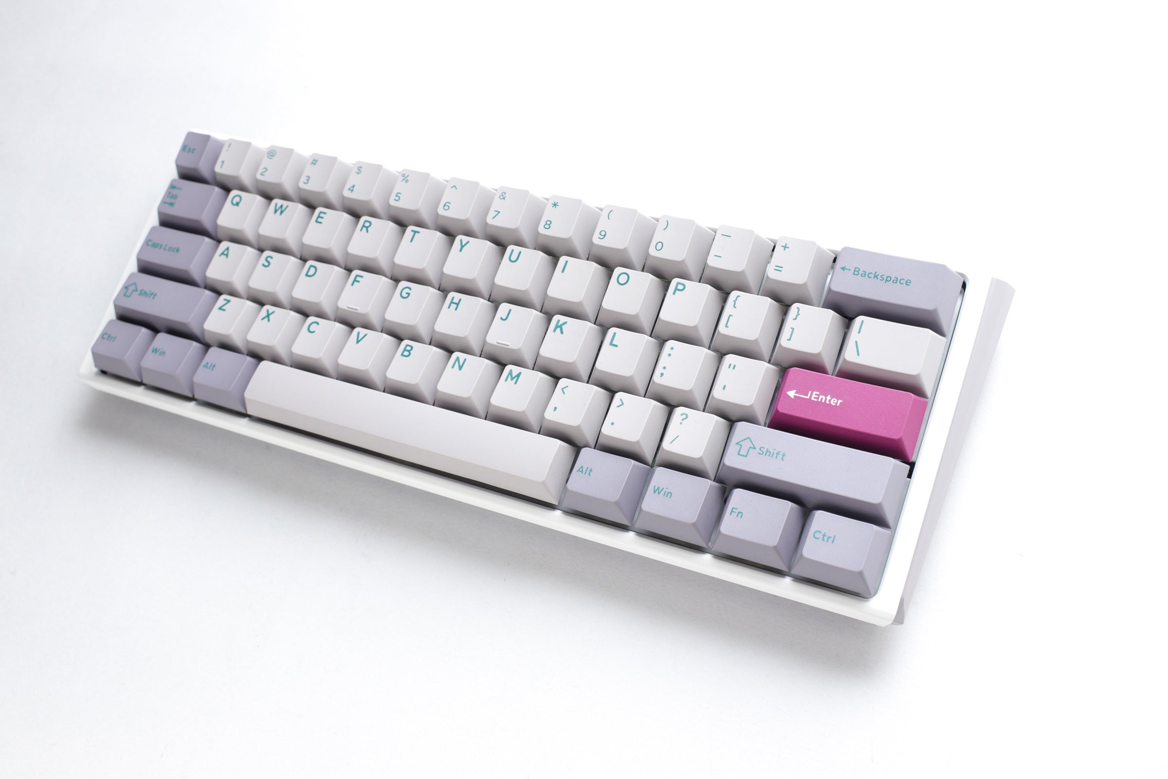 Ducky One 3 Mini Mist Grey 60% Hotswap RGB Double Shot PBT Mechanical
